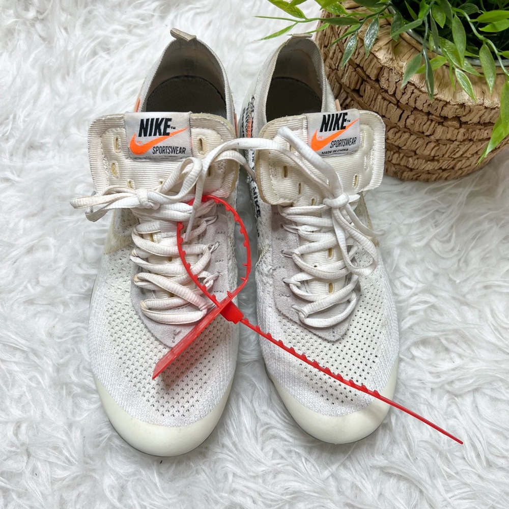 Off-White x Nike | Vapormax White 2018 2017 Zip Tie Orange Tag - Picture 2 of 16